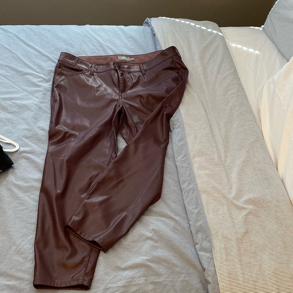 Faux Leather pants from Torrid